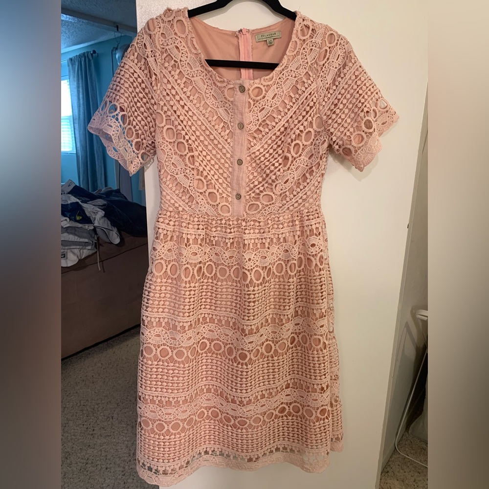 Pink Midi Dress